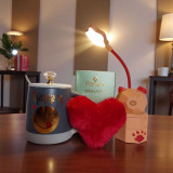 Bright & Cozy Gift Set: Mug, Plush, Lamp & Tea SPM-96
