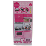 Modern Kitchen (Happy Little Cooking) Toys Play Set - Battery Operated - Send Gifts To Nepal