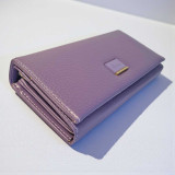 Boershi Elegant Classic Purse in Purplish Grey Tone BG-1506