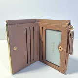 Chic Wooden Brown Purse Combining Classic and Modern Style BG-1526