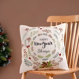 Happy New Year Personalised Name Printed Cushion Gift CM018-4