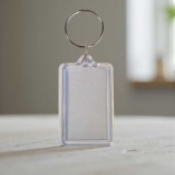 Personalised Transparent Keyring PG1115
