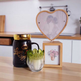 Eternal Love Gift Set: Mug, Lotus Candle & Rotating Heart Lamp SPM-142