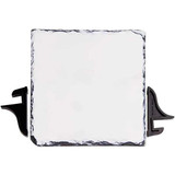 Happy Anniversary Theme Personalised Rock Slate Frame With Photo SP-10148-1