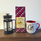 Coffee Maker Press Pot with Coffee & Mug JNK-5314