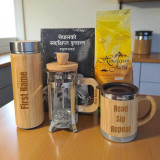 Cozy Coffee Lovers Gift Set with Personalized Bottle & Mug JNK-5330