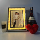 Personalised LED Glow, Sweet Red Wine & Cozy Romance Gift Set BPL-656