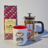 Coffee Lover’s Personalized Set with Roasted Coffee & French Pot JNK-5355