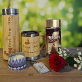 Personalised Bamboo Coffee & Comfort Gift Set SK-1155