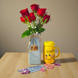 Elegant Floral & Home Charm Gift Set SK-1173