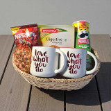 Delightful Morning Sips & Snacks Gift Basket BPL-695