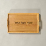 Personalized Bamboo Wood Serving Tray