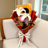 Lasting Handmade Crochet Floral Gift Bouquet BPL-712