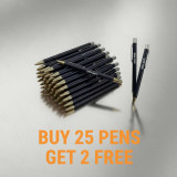 Personalized Black Metal Pen – Buy 25, Get 2 Free SPM-222