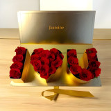 Personalized Romantic Rose Love Box