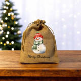 Christmas Pouch with Red Wine 187ml , Candle & Chocolate JNK-5474