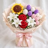 Create Your Own Crochet Flowers Bouquet