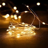 Small Copper Wire String LED Fairy Lights
