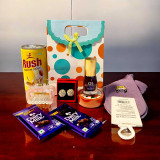 Cozy Socks with Accessories & Chocolates Gift for Her JNK-5506