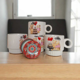 Birthday Charm Gift Set: Ceramic Mug Set & Romantic Scented Candle SPM-290