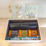 Personalized Bottle, Dry Nuts & Chocolates Box JNK-5516