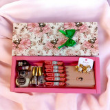 Wallet with Beauty Accessories, Chocolates & Candle Box JNK-5520