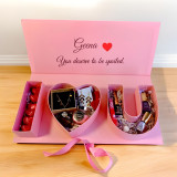 Beauty Accessories, Candle & Chocolates Gift Box