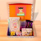 Personalized Pink Can with Adorable Treats & Fun Gift Box HSL-151