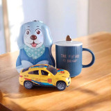 Racing Car, Mug & Dog Piggy Bank Kids Gift Set SPM-311