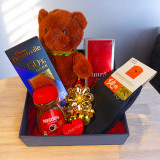 Teddy Gift Box with Perfume & Wind Chime for Him JNK-5600