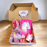 Unicorn Bottle & Stationery Items Birthday Gift for Her