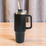 Black Stainless Steel Insulated Tumbler 40oz (1.18L)