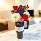 Cozy Gift with Flowers & Tumbler for Him JNK-5608