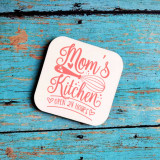 Mom's Kitchen Open 24 Hours Printed Fridge Magnet BPL-767