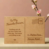 Admiration Theme Personalized Laser Engraved Wooden Plaque Board (Small) WPH-12-3