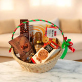 Premium Gift Basket with Biscuits, Chocolates & Coffee JNK-5619