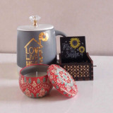 Cozy Romance & Scented Candle With Wooden Rhythm Box Set SK-1402