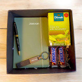 Personalized Essentials with Tea & Chocolates Box JNK-5651