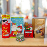 Christmas Charm Candle & Treats With Greeting Card SK-1476