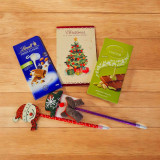 Christmas Greeting Card With Lindt Chocolates Gift Hamper SK-1478
