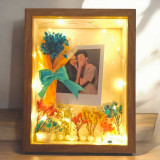 LED Lights with Dry Gypsy & Photo Inside Frame JNK-5713