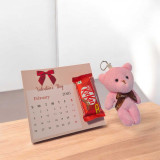 Valentine’s Surprise with Card, Chocolate & Teddy Keyring JNK-5764