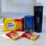 Premium Tea Break Gift with Name Printed Vacuum Mug SPM-424