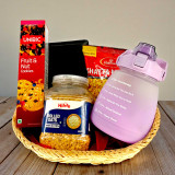 Everyday Essentials Bottle, Notebook & Snacks Basket JNK-5884