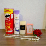 Elegant Gift Set with Accessories, Treats & Fragrance BPL-579