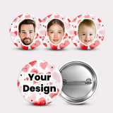 Personalized Badge with Your Custom Design Printed JNK-6024