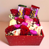 Roses & Premium Chocolates Box JNK-6118
