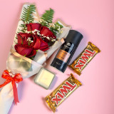 Romantic Floral & Luxury Treats Gift for Him