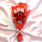 Romantic Red & Pink Roses Bouquet BPL-822