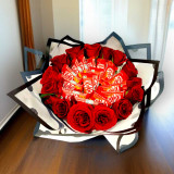 Kitkat Chocolate  & Rose Bouquet